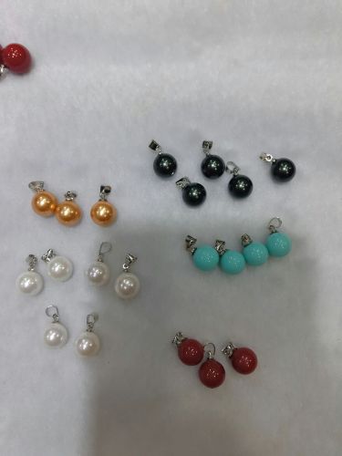 4 6 8 10 12 14 16 mm half hole shell beads