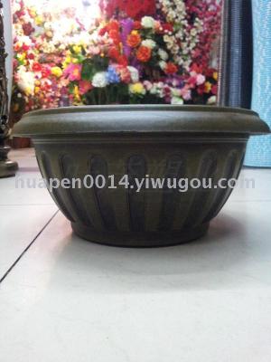 5502 series plastic flowerpot, brown wines color, with matching concepts