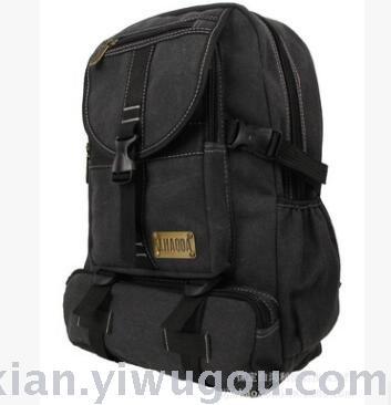 Quality men's bag canvas backpack sports bag outsourcing package