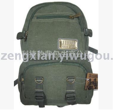 Canvas outdoor sports bag quality men's backpack.