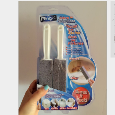 Toilet Cleaner Natural Pu Mice Stone Brush Pumice Stone Toilet Brush
