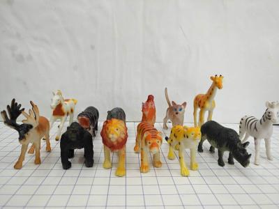 Simulation Animal Model Homely Wild Animal Scene Decoration Children's Plastic Toy Capsule Toy Doll