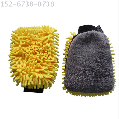 Car wash gloves, gloves, gloves, double-sided snow Neil coral, gloves, glove car cleaning products.
