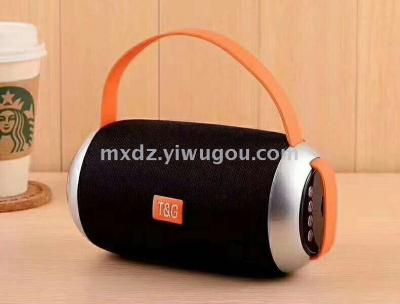 Cloth art barrel two - side portable bluetooth wireless speaker usb flash drive portable speaker.