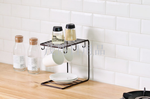 creative coffee cup holder drain cup holder kitchen storage rack cup hook simple iron wire