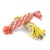 Factory Direct Sales Dog Toy Hand-Woven Candy Cotton String Dog Chew Toy Pet Bite Cord Teether Knot Toy