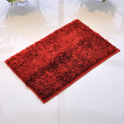Chenille bright silk door mat carpet floor mat light silk.