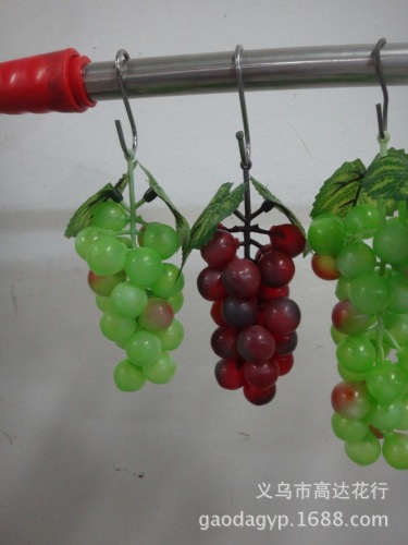 22 Head Wholesale Supply Factory Direct Emulational Fruit Grape Grapes Plastic Grape Plastic Grape Wholesale