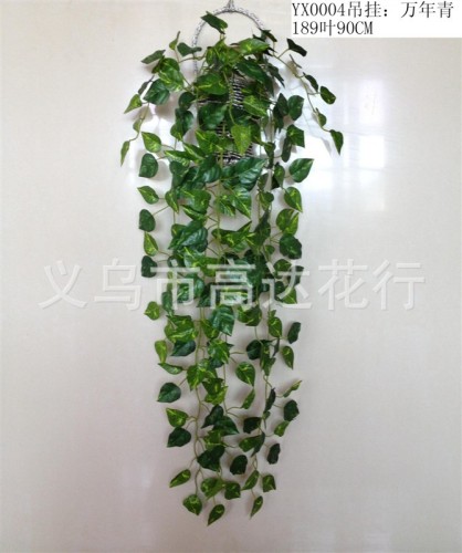 artificial flower wall hanging rattan climbing tiger chlorophytum grape leaf vine leaf vine living room home decoration floriculture batch