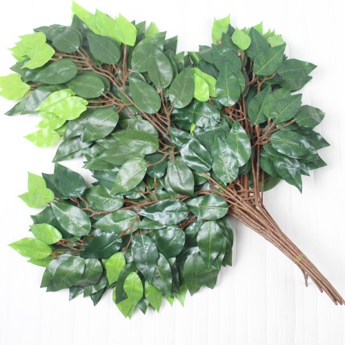 Artificial Banyan Leaves Imitate Leaves Leaves Garden Decoration Leaves Fake Maple Leaf Fake Leaves Engineering Leaves Special Offer