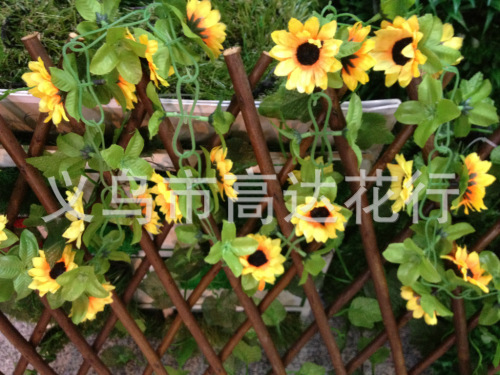 high-end artificial flower artificial rose korean rose fake flower decorative rattan wedding decoration flower vine