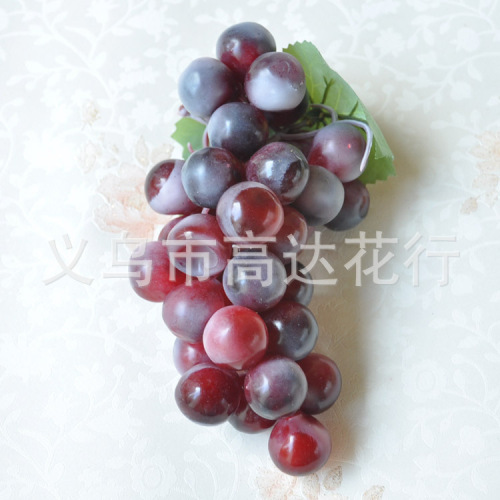 6 Head Wholesale Supply Factory Direct Simulation Fruit Grape Grape Grape Plastic Grape Wholesale 