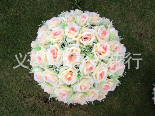 40cm High-End Simulation flower Rose Artificial Flower Head Artificial Flower Silk Flower