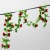 Special promotion double sided rose vine double rose vine simulation rose vine wedding roses