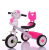 Children flash bicycle baby cartoon locomotive tricycle children toy car factory wholesale.