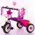 New children tricycle bicycle children pedal tricycle with music light children toy car.