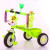 New children tricycle bicycle children pedal tricycle with music light children toy car.