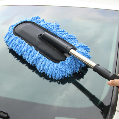 Thickened and Densely Woven Car Eva Steel Handle Wax Brush Dusting Brush Wax Duster R409a