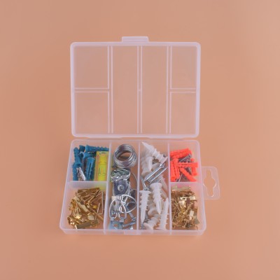 Nylon quick - type single - pointed gecko color expansion pipe D - hook 144 pieces.