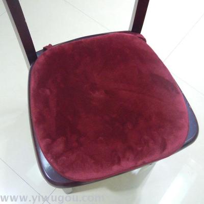 Chair Cushion Flannel Non-Slip Comfortable Cushion Thickened Sponge