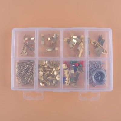 200pc picture hanging kit -color type nail square sheep eye.
