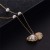 Hot Sale Wish Selling Pearls Gold-Plated Puka Shell Necklace Womens Necklace Foreign Trade Supply