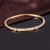 Hot Spring Korea New Fine Diamond Couple Bracelet Executive Royal Hot Gold-Plated Bracelet Factory Direct Sales