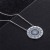 Hot-Selling New Arrival Lotus Zircon Necklaces Gold Plating/Platinum Copper Necklace