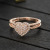 Hot-Selling New Arrival Exclusive for Cross-Border Europe Trend Ms. AAA Zircon Classic Heart Couple Lover Women's Ring