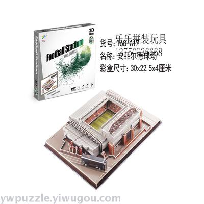 2018 World Cup new 3d Stamford bridge stadium 3d assembly toys promotional gifts.