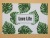 Tropical rain forest series teslin food mat color printing food mat PVC food mat European waterproof non-slip bowl mat