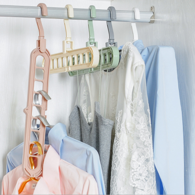 Plastic interior clothes rack the hang shelf hook