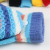 Winter warm children 's half finger flip knitted gloves jacquard striped lid gloves manufacturers direct wholesale