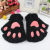 Winter Women's Warm Gloves Cute Cartoon Cat Paw Sharp Claw Hand-Shaped Brush Clothing Gloves Factory Wholesale