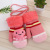 Children's gloves with fleece warm and lovely winter 1-3 years old knitting wool baby gloves hanging neck