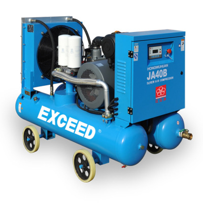 EXCEED 45KW Electric moving Screw Air Compressor