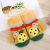 Children's woollen knitted gloves new style with fleece and thickening boys' and girls' winter warm mittens