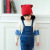 Korea autumn winter new knitting hat children hat wool hat cat hair ball baby hat manufacturers wholesale