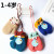 Winter baby's mittens are made up of warm, cuddly, thick and fluffy knitted cartoon lanyards for children