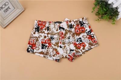 Men's modal bamboo fiber four corners boxer shorts.