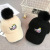Korean Style Children Berber Fleece Embroidered Cow Crown Curved Brim Baseball Cap Fashion Fashion Warm Keeping Hat All-Matching Hat