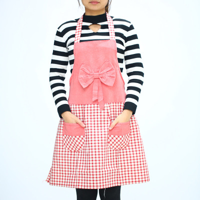 Modern Simple Princess Apron Korean Style Women's Sleeveless Apron Women's Non-Woven Household Apron Custom Logo