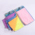 Hot Sale 3PCs Double Color Strips Microfiber Rag Decontamination Oil-Free Double-Sided Thickening Dish Towel Wholesale