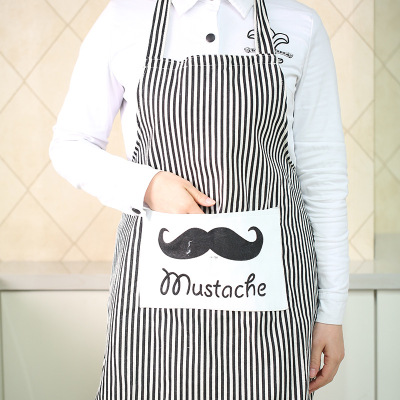  Apron New Factory Wholesale Simple Fashion Waterproof Apron Striped Sleeveless Apron Home Cleaning Equipment