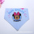  Factory Foreign Trade Wholesale Anti-Dirty Children's Saliva Towel Cartoon Printing Baby Bib Baby Products Saliva Towel