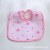  New Children's Cartoon Bear Bib Cotton Buckle Thickened Baby Waterproof Bib Saliva Towel in Stock