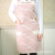 Korean Style Women's Sleeveless Striped Minimalist Modern Princess Apron Women's Canvas Household Apron Custom Logo
