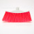 Curved broom brush head with plastic brush.