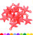 Transparent Acrylic Ocean Hanging Hole Starfish Shape Children's Children's Imitation Crystal DIY Bead Accessories Toy