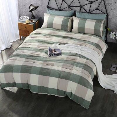 100% cotton washable cotton printed four-piece set quilt package wedding hotel student supplies foreign trade gifts.